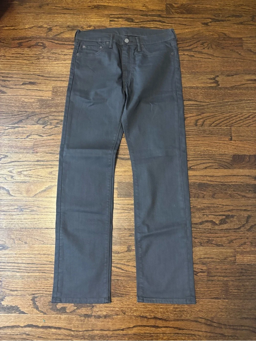 Levi’s 513 Gray Black Slim Straight Jeans Waist 32 Length 32